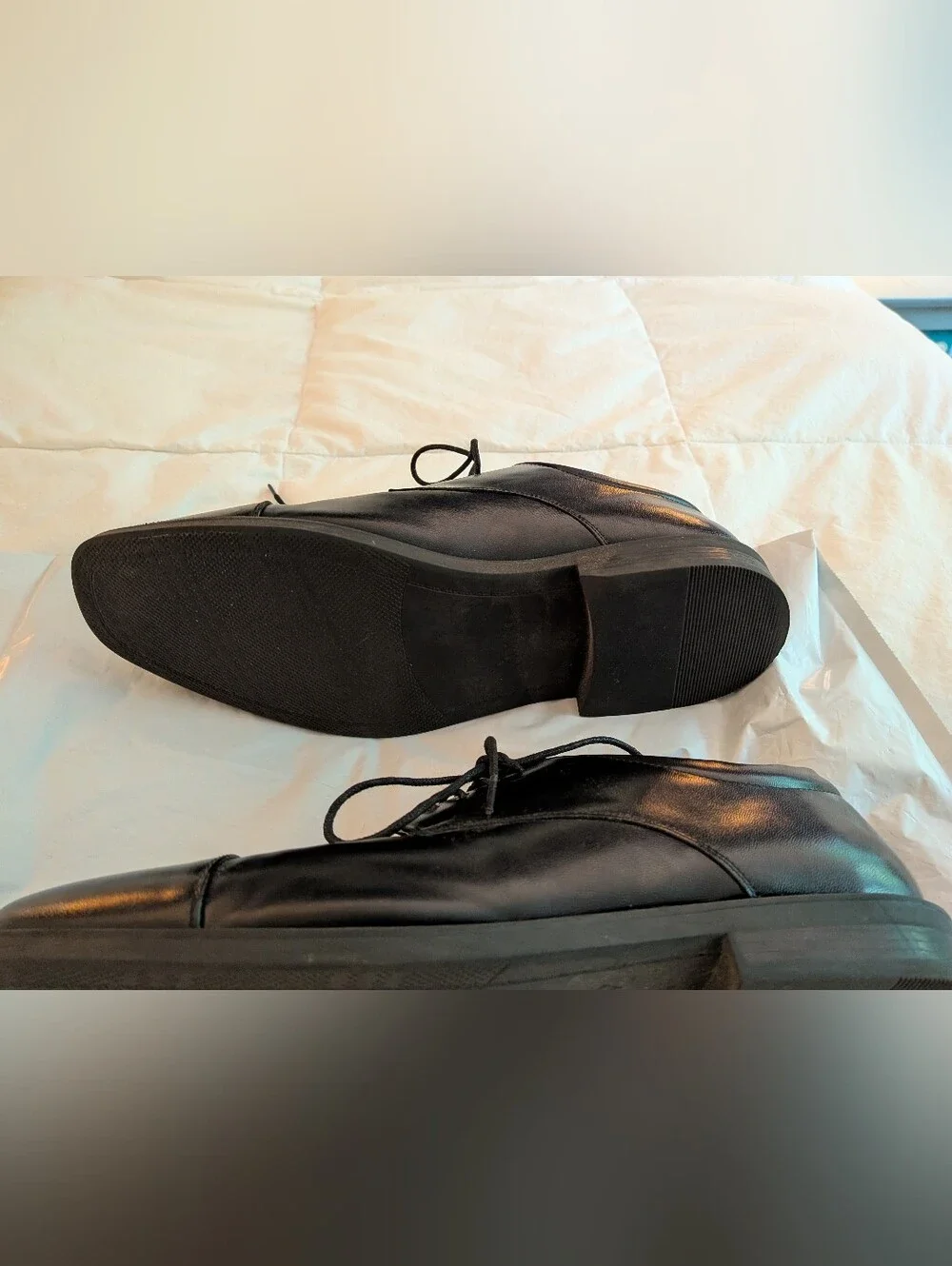 Men's Apt. 9 Black Cap-Toe Lace-Up Oxfords Size 12